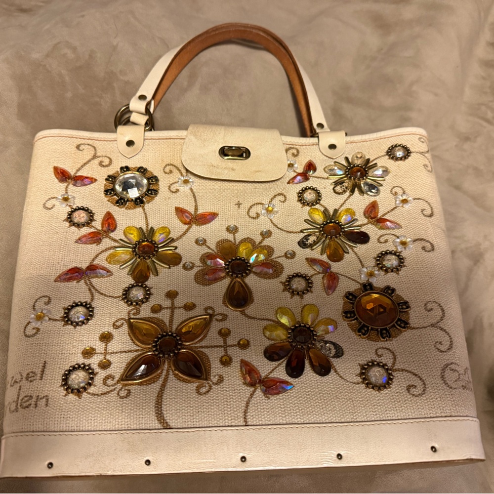 Enid Collins Jewel Garden Stones Missing Discoloration Used